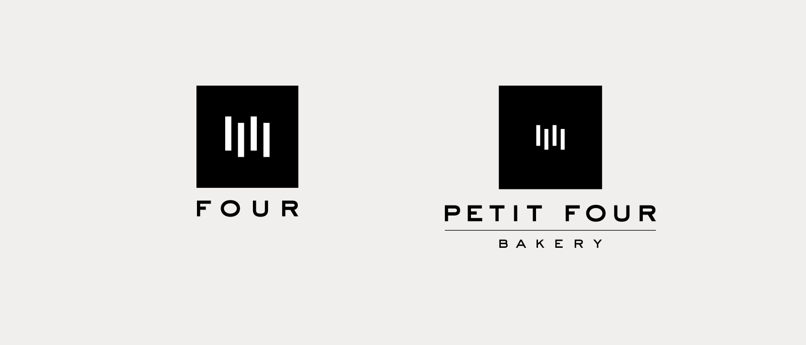 Four / Petit Four Bakery - Identity